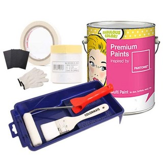 노루페인트 팬톤 멀티 페인트 세트, (11-0602)SNOWWHITE, 1L, 1세트