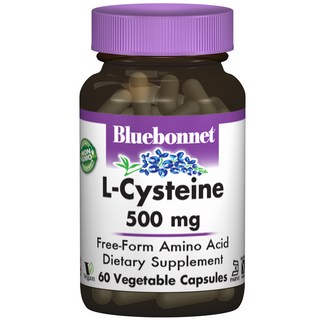 블루보넷 L-시스테인 500mg 베지터블 캡슐 글루텐 프리 비건, 60정, 1개