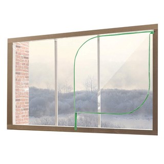 알뜨리 EVA 방풍비닐 창문용 + 양면테이프, 1개