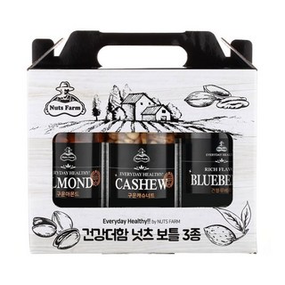 넛츠팜 건강더함 넛츠보틀 3종 4호 선물세트, 1세트