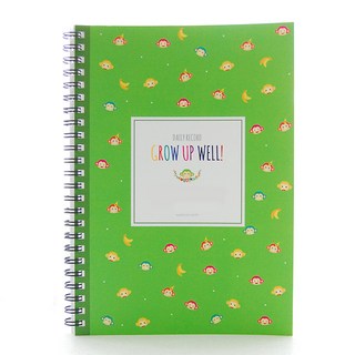 제이밀크 몽키와 바나나파티 이유식일지, 그린, 1개