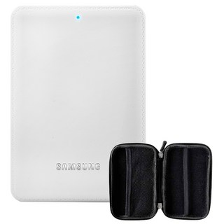 SAMSUNG 三星 外接硬碟 J3+收納袋, 1TB, 白色