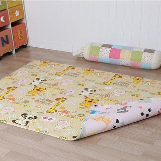 aginory 頂級雙面遊戲地墊, 動物農場 + 小狗粉紅