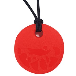 AGAFURA 圓形項鍊固齒器, 紅色, 1個