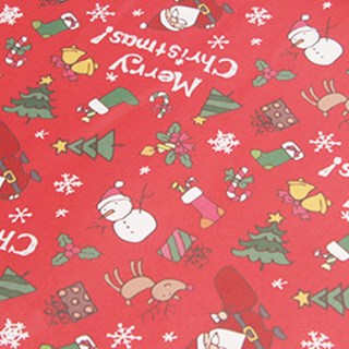 Aienpi 聖誕老人圖案包裝紙, 紅色的, 10入