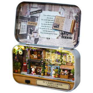 Prime Winners DIY 迷你夢想盒 咖啡屋, 混合顏色, 1個