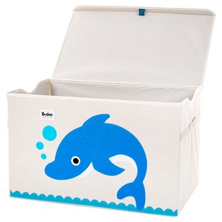 Budsia 折疊式多功能收納箱, 海豚款, 1個