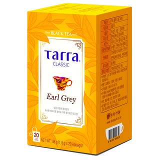 타라 클래식 얼 그레이 차, 1.8g, 20개입, 1개