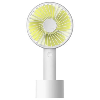 루메나 프리미엄 휴대용 선풍기 세트, N9-FAN, 화이트(본체), 옐로우(팬)