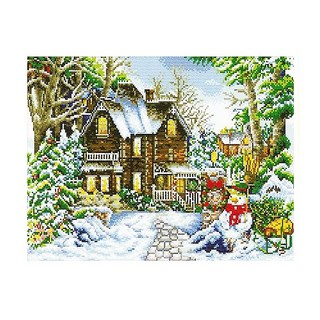 ZEZENEW 四季鑽石畫DIY套組, 四季 冬季 B1094, 1個