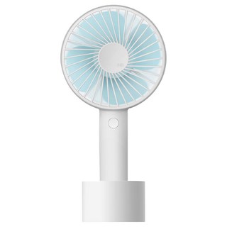 루메나 프리미엄 휴대용 선풍기 세트, N9-FAN, 화이트(본체), 스카이블루(팬)