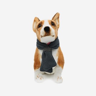pecanori 寵物針織圍巾 S, 炭灰色(PECA6201), 1個