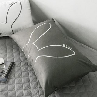 She's Home 兔子純棉設計款枕頭套