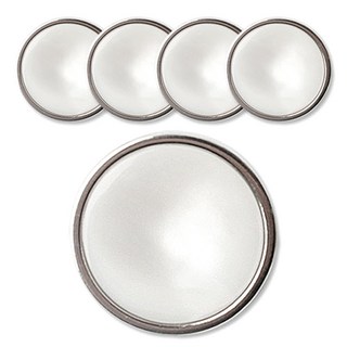 패션포인트 쥬빌레 단추 21mm, 화이트, 5개
