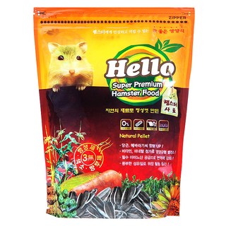 아쿠아플러스 Hello 프리미엄 햄스터 사료, 1.1kg, 1개