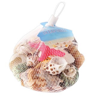 綜合貝殼網套組 水族裝飾, 1套
