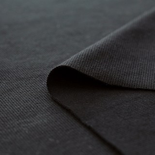 데일리 면 시보리 패브릭원단, 블랙, 1개