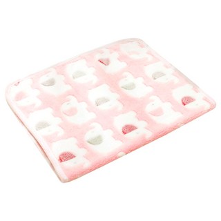 ZEZEPET 寵物印花毛毯, Pink Elephant