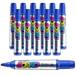 모나미 보드마카-B, 청색, 12개