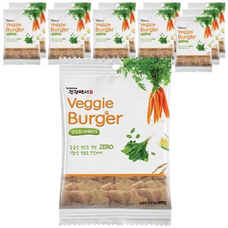 건강백서 반려동물 간식, 12개, 100g, 베지버거