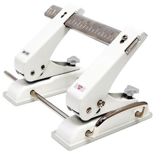 바이하츠 2공 이동펀치 25매 천공 BY-2H, 1개