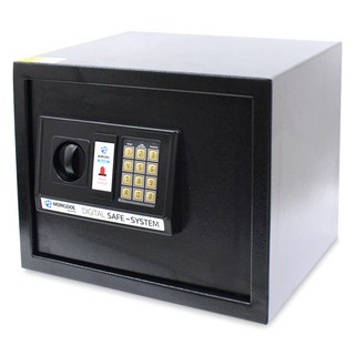 MONGDOL 디지털 충격 감지 안전 금고, 블랙