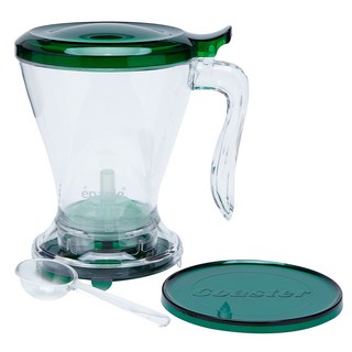 핸디브로우 에빠니 스마트 여과기, 480ml, 1개, 그린, 여과기 1p(이중필터 포함) + 계량스푼 1p + 받침 1p