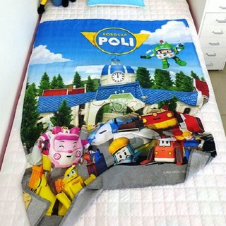 嬰兒夏季波力救援小英雄印花被, 混色