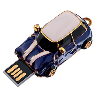 칼론 메탈 미니쿠퍼 메모리 USB 16GB, 블루, 1개