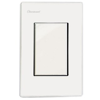 素面白色單聯開關, 1個