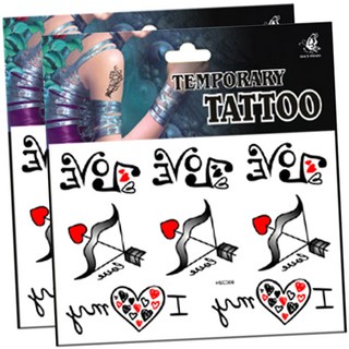 Aul Living臨時紋身貼紙, HSC306, 2個