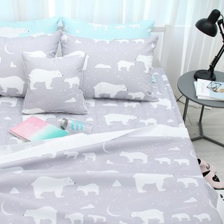 슈에뜨룸 북극곰 리플 홑이불, 그레이