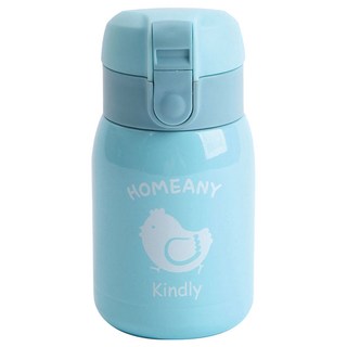 홈애니 원터치 보온보냉병, 스카이블루, 200ml, 1개