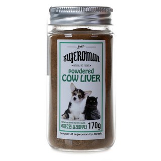 SUJEROMAN 반려동물 파우더 간식, 소간, 170g, 1개