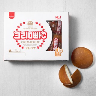 삼립 정통 크림빵 8개입, 75g, 1개