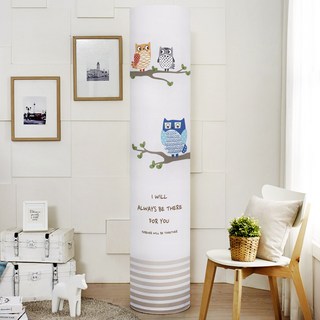 더자리 스판 DTP 에어컨커버 스탠드 원형, NEW러브윙키, 1개