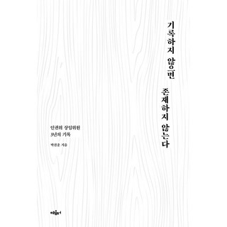 若不記錄 便不存在：人權委員會常任委員3年的記錄, 思想園地, 朴贊運