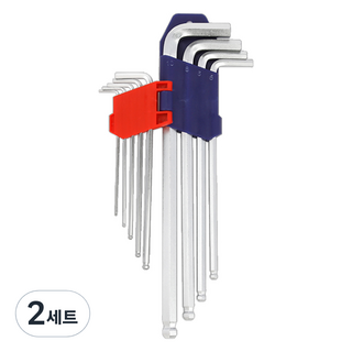 WORKPRO CR-V 超長球頭扳手 9件組 WP222007, 2套