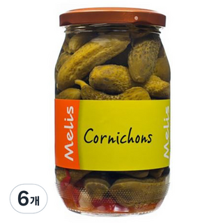 MELLISSE 法式酸黃瓜, 350g, 6個