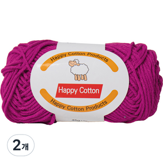 Yarna Happy Cotton 編織線 45g, 728, 2個