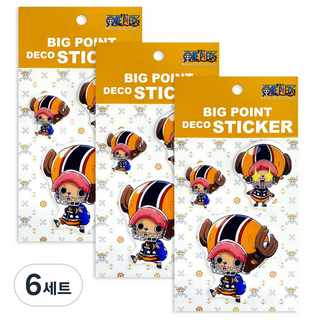 航海王大重點裝飾貼紙組, 6套, 喬巴RUB