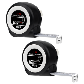 咪咪購物 自動鎖定鋼公分捲尺 長拉不彎/耐磨防摔/精準測量 10m x 25mm, 2個