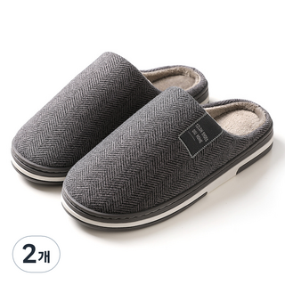 알로데 선라이트 층간소음 방지 거실화, TYPE02 다크 그레이, 2개