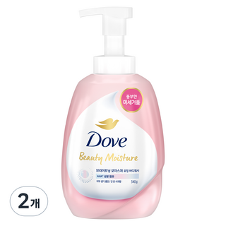 Dove 多芬 亮白保濕泡沫沐浴乳 鮮切蘋果香, 2個, 540g