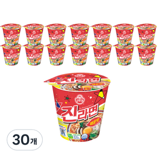오뚜기 진라면 매운맛 컵 65g, 30개