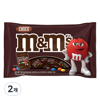 엠앤엠즈 밀크 펀사이즈 초콜릿, 500g, 2개