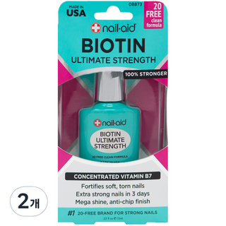 NailAid Biotin指甲強化劑 08873, 15ml, 2個