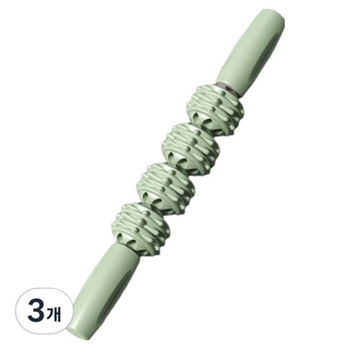 Potenkit 輕便按摩滾輪 34 x 5 cm, 4輪 綠色, 3個