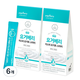 yogurberry Caspian優格粉 酵母, 2g, 10片, 6個