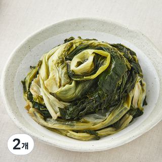 국내산 몸에 나물 데친 우거지, 1kg, 2개